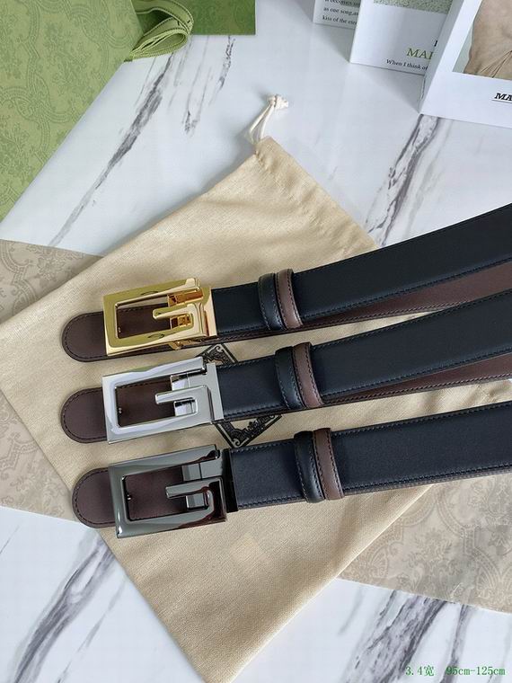Gucci Belt 34mmX95-125cm 7D88